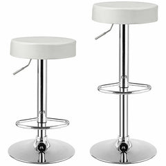 2pcs Adjustable Swivel Bar Stool